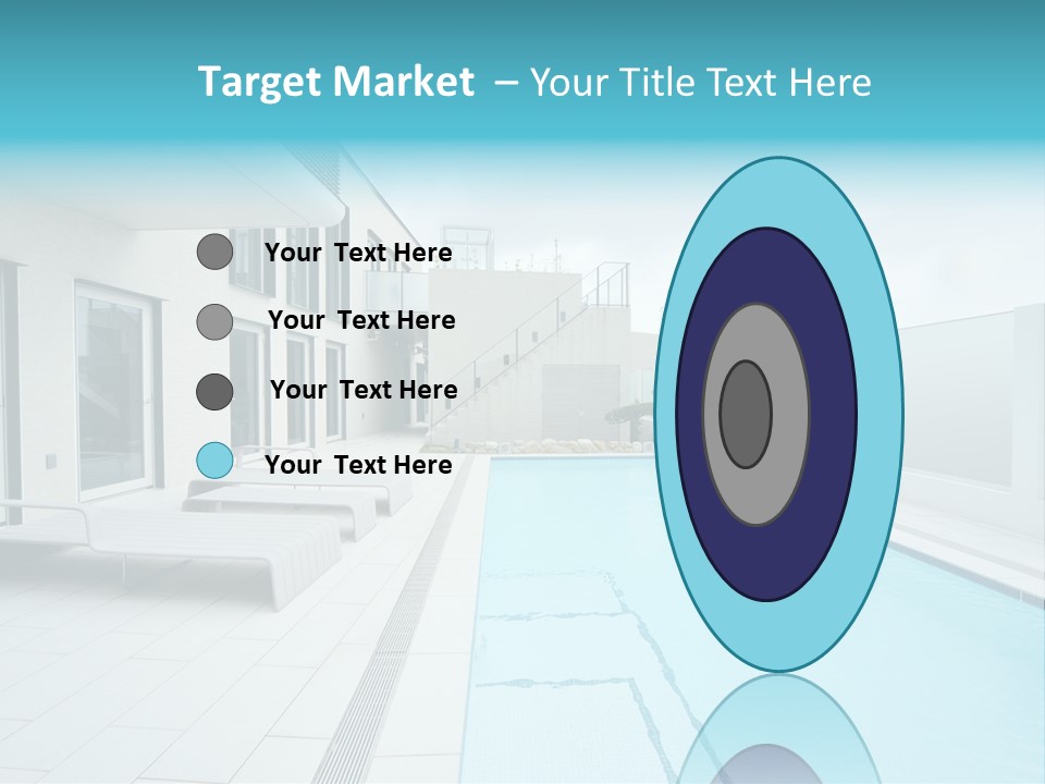 Colorful Romantic Blue PowerPoint Template