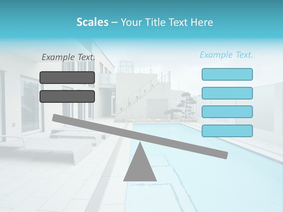 Colorful Romantic Blue PowerPoint Template