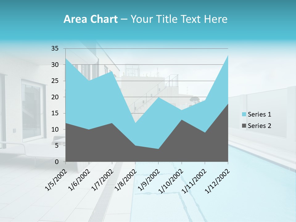 Colorful Romantic Blue PowerPoint Template