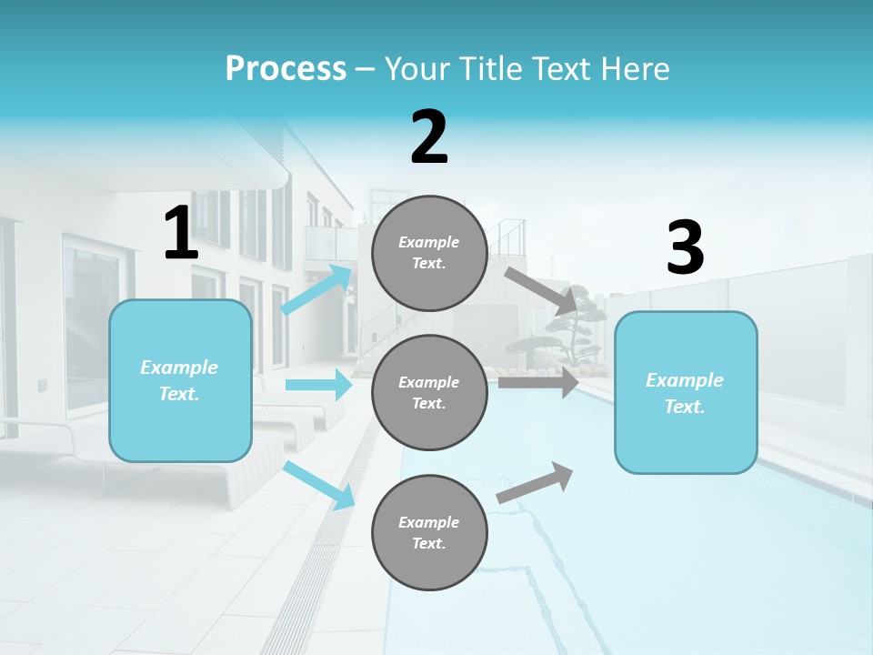 Colorful Romantic Blue PowerPoint Template