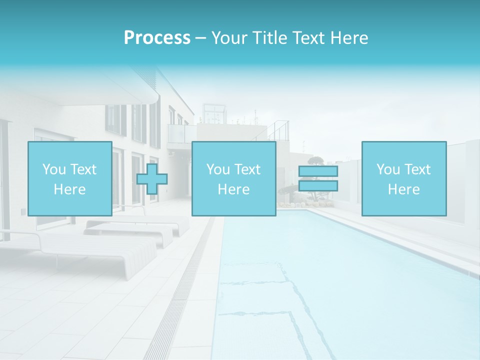 Colorful Romantic Blue PowerPoint Template