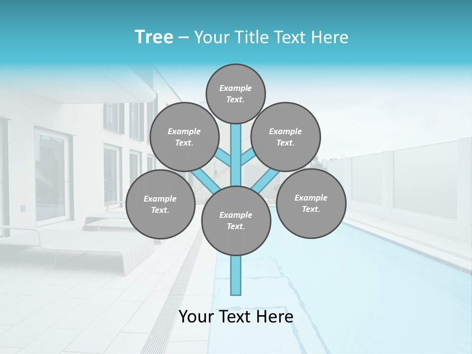 Colorful Romantic Blue PowerPoint Template