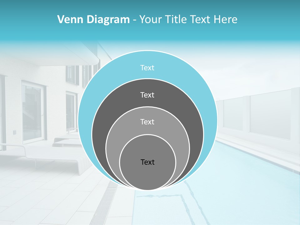 Colorful Romantic Blue PowerPoint Template