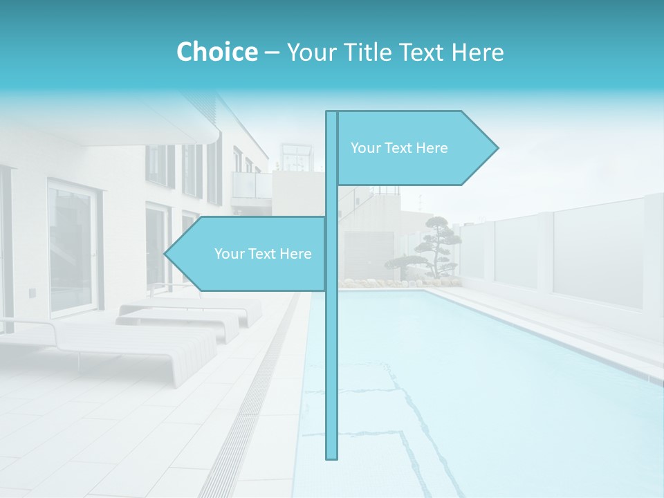 Colorful Romantic Blue PowerPoint Template