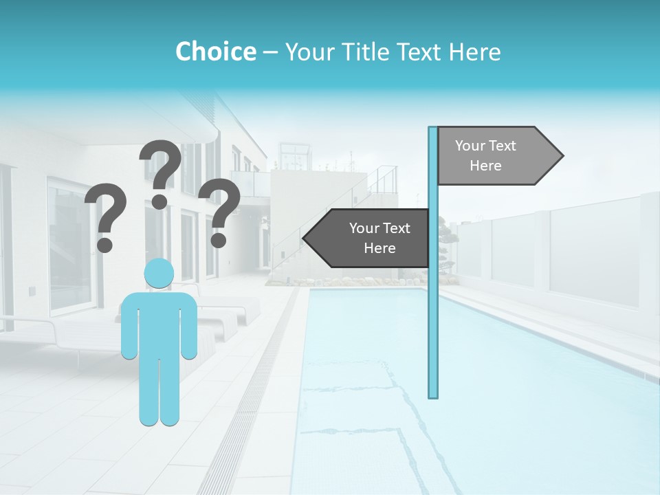 Colorful Romantic Blue PowerPoint Template