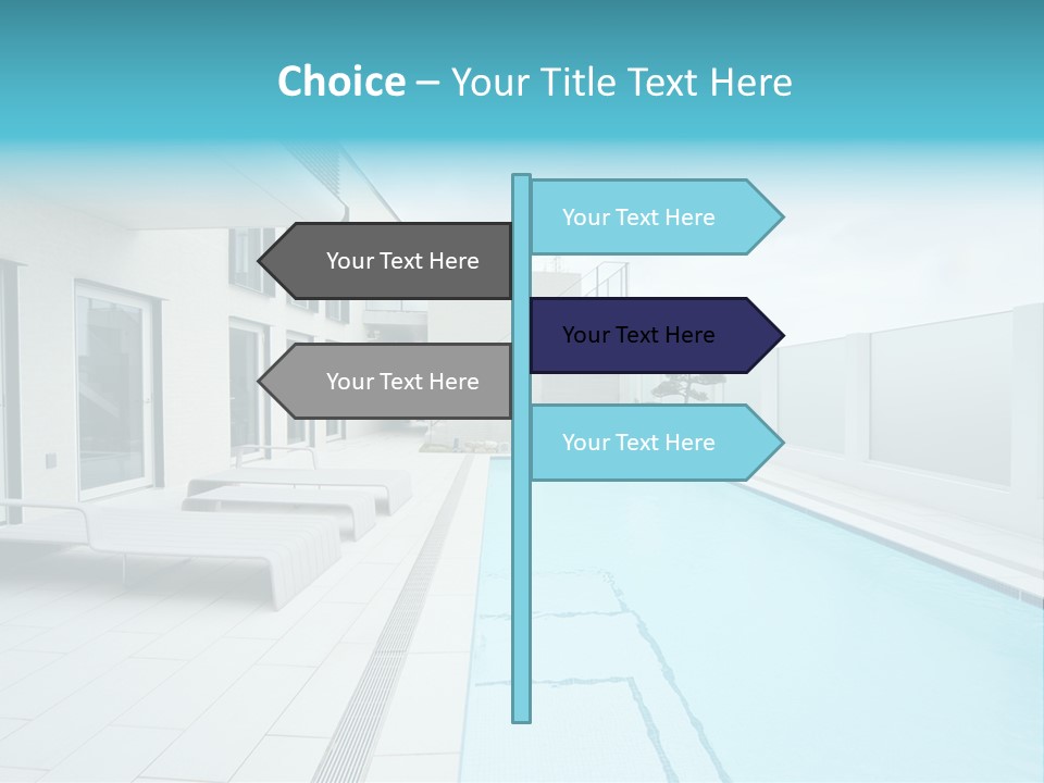 Colorful Romantic Blue PowerPoint Template