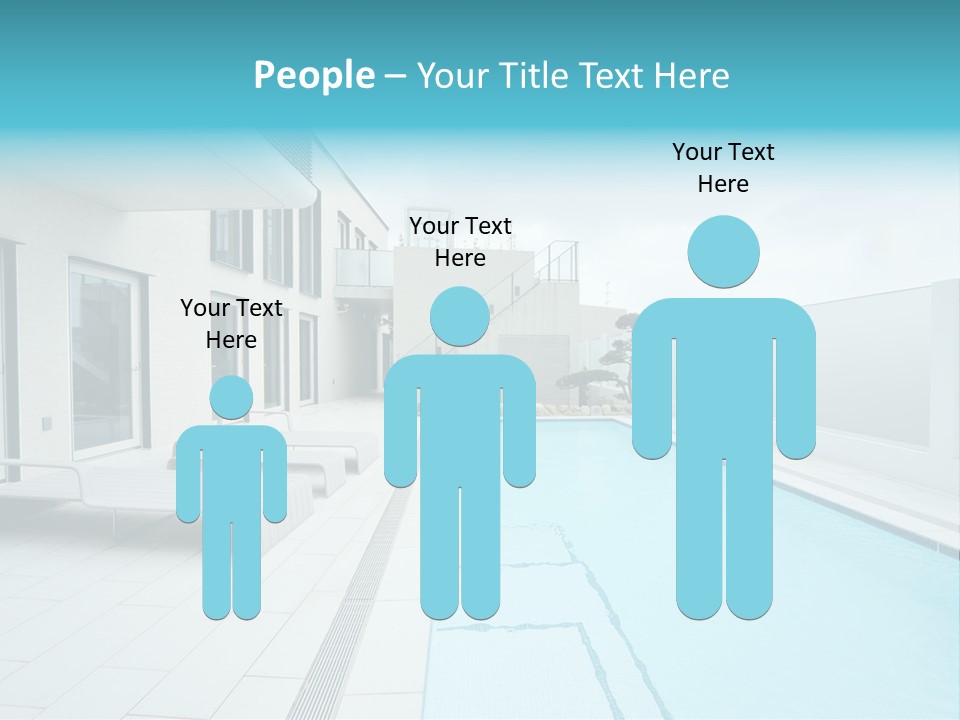 Colorful Romantic Blue PowerPoint Template