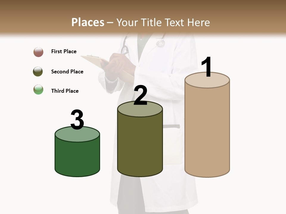 Portrait Care Mask PowerPoint Template