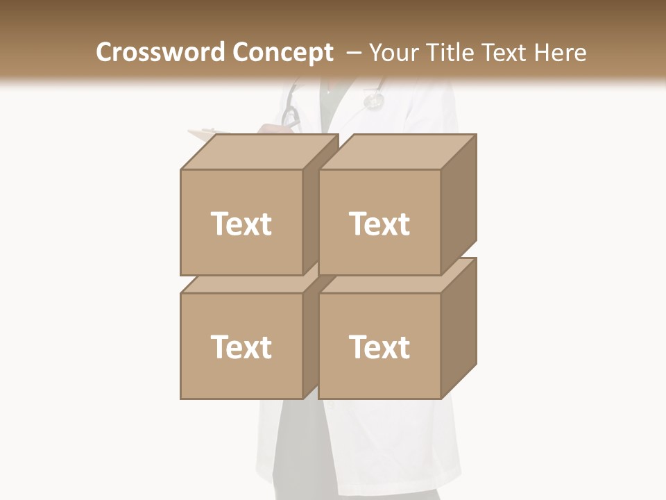 Portrait Care Mask PowerPoint Template