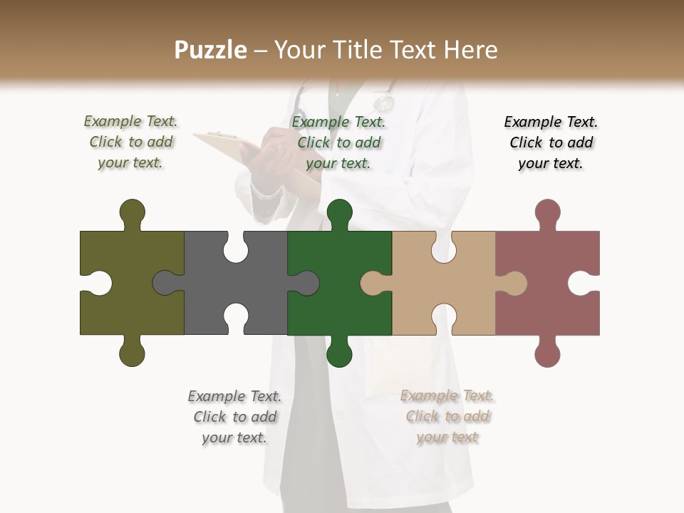 Portrait Care Mask PowerPoint Template