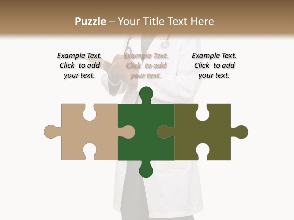 Portrait Care Mask PowerPoint Template