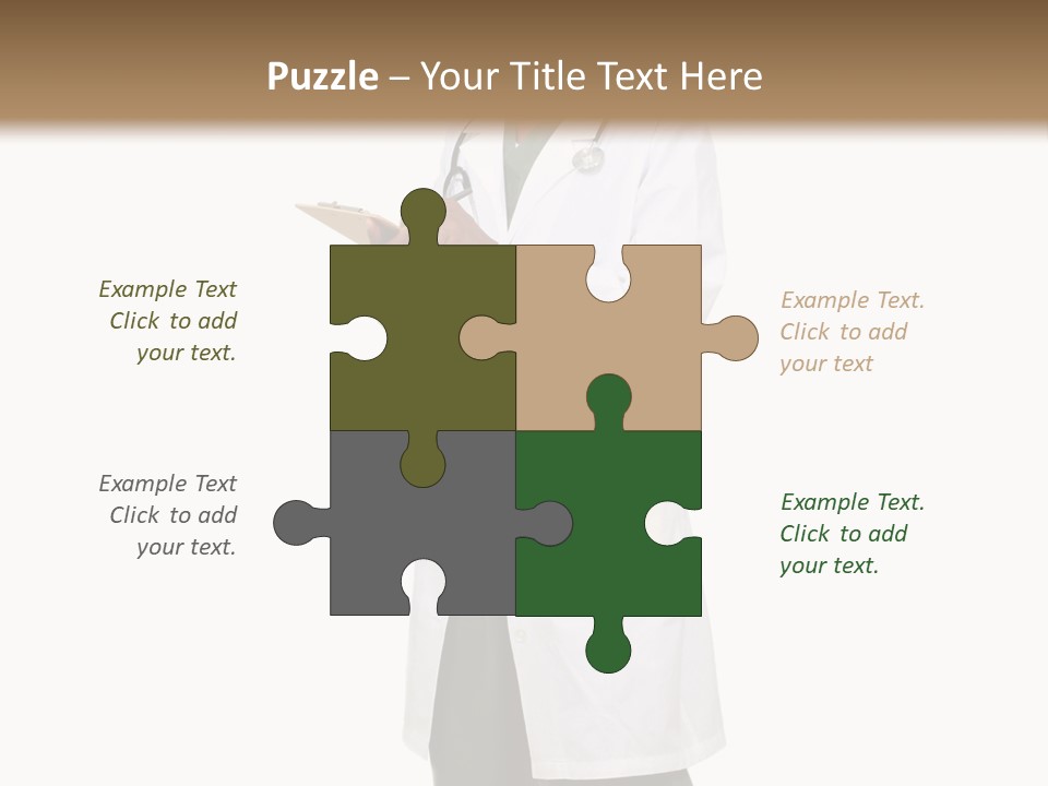 Portrait Care Mask PowerPoint Template