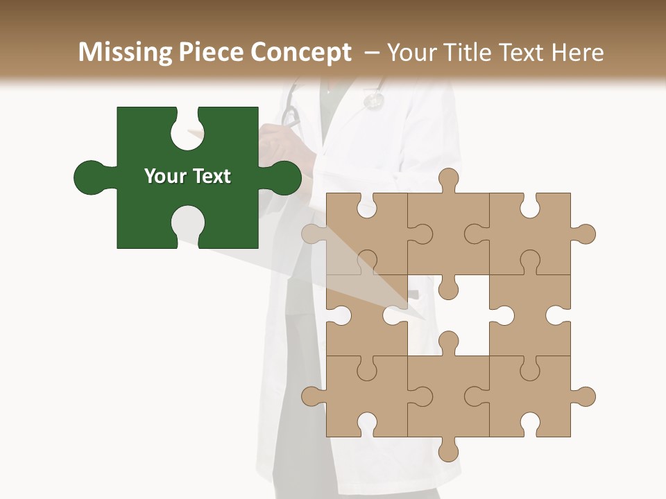 Portrait Care Mask PowerPoint Template