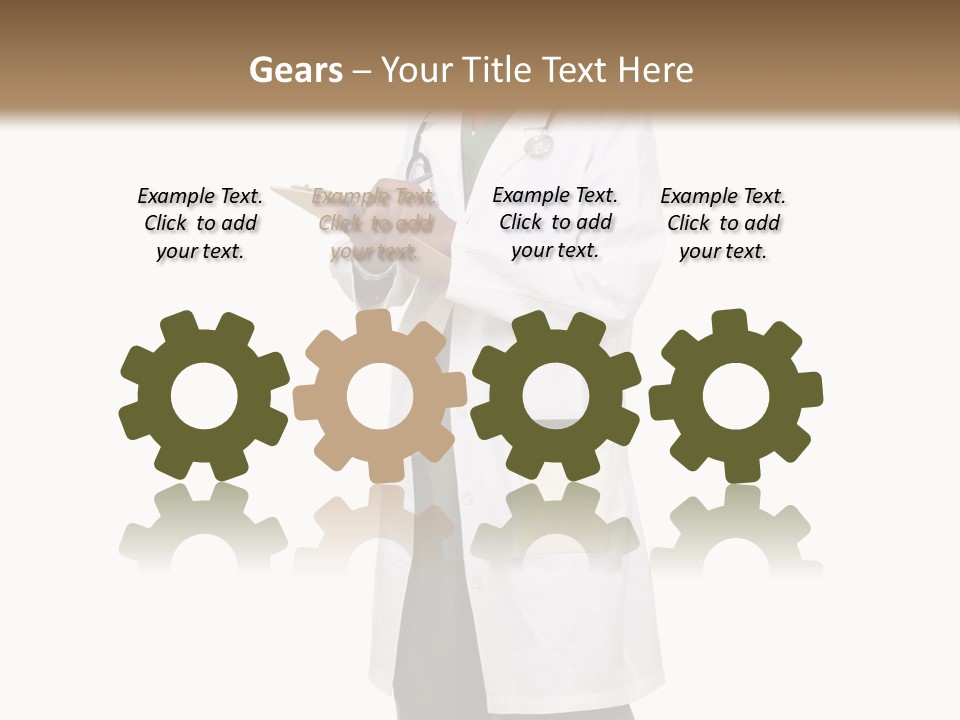 Portrait Care Mask PowerPoint Template