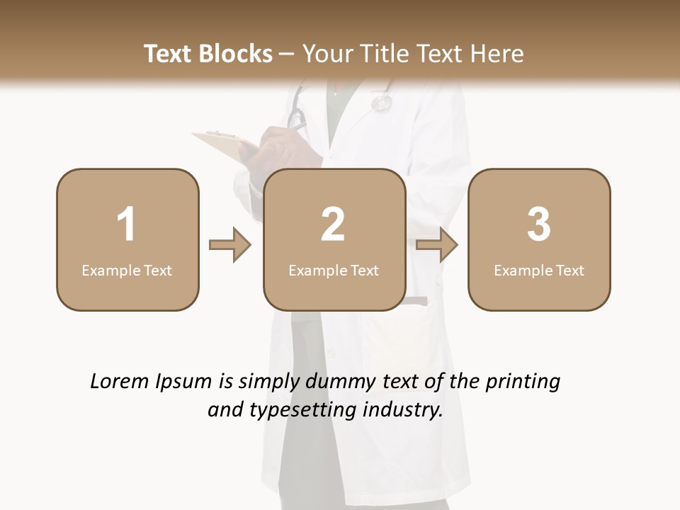 Portrait Care Mask PowerPoint Template