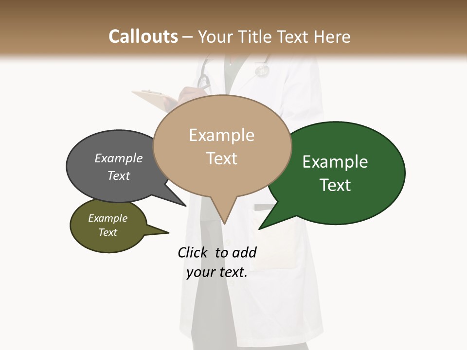 Portrait Care Mask PowerPoint Template