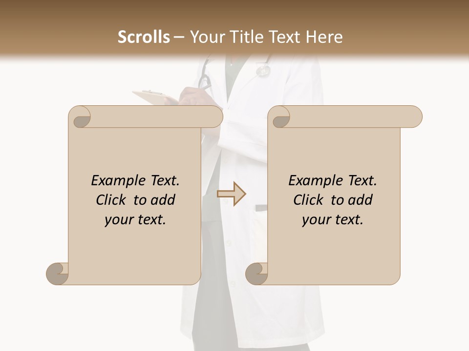 Portrait Care Mask PowerPoint Template