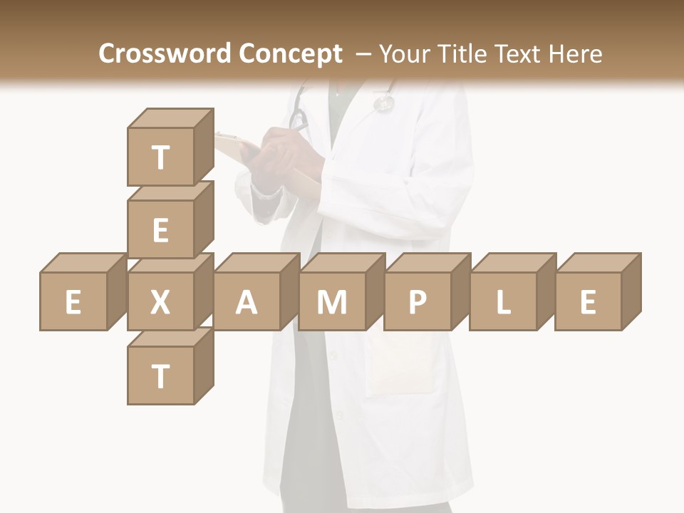 Portrait Care Mask PowerPoint Template