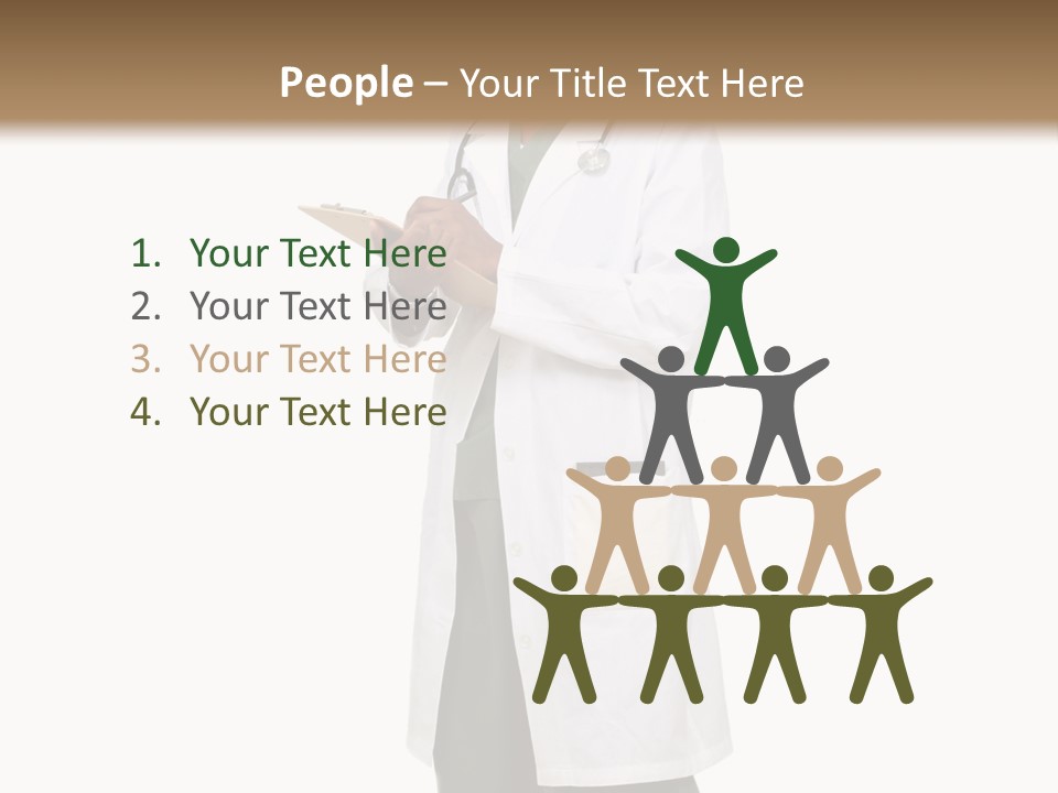 Portrait Care Mask PowerPoint Template