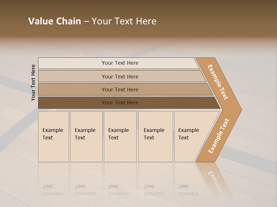 Nba Floor Spotlight PowerPoint Template
