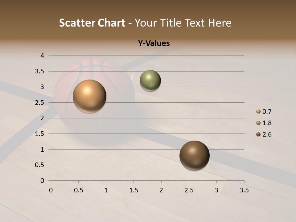 Nba Floor Spotlight PowerPoint Template