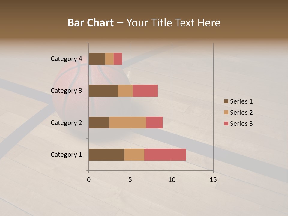 Nba Floor Spotlight PowerPoint Template