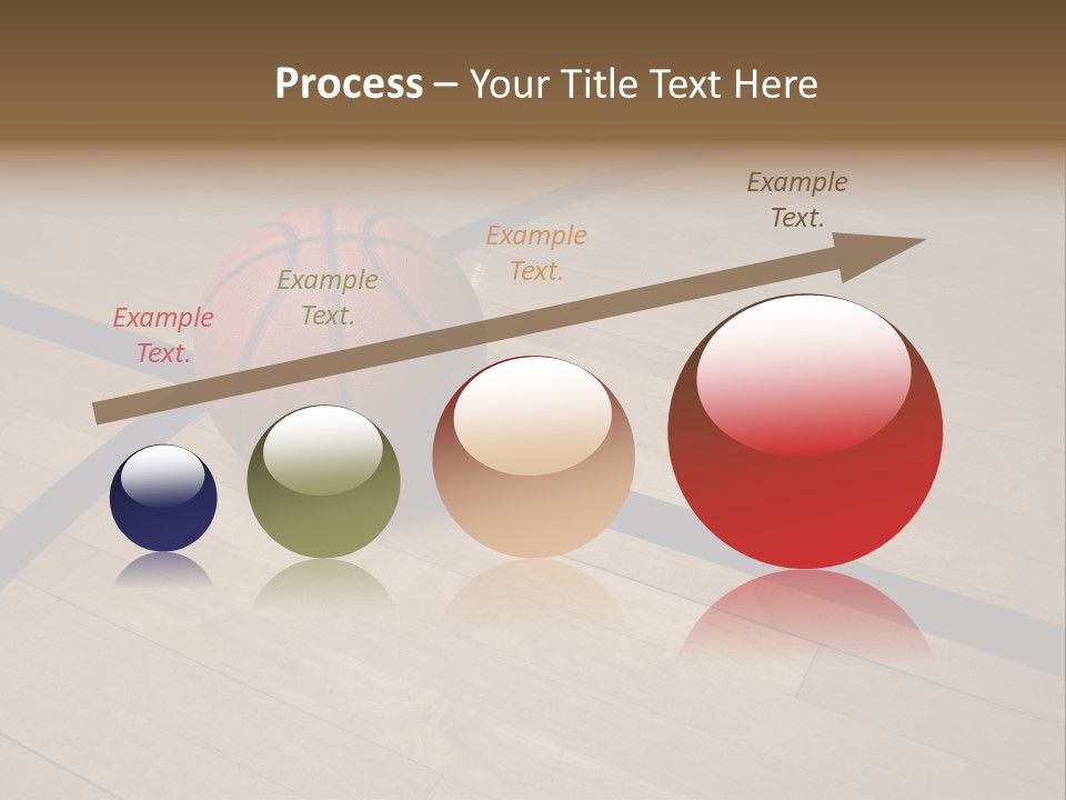 Nba Floor Spotlight PowerPoint Template