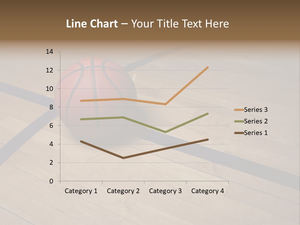 Nba Floor Spotlight PowerPoint Template