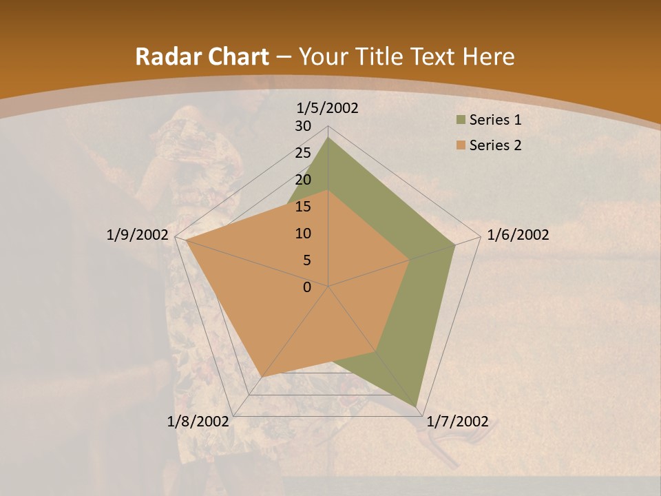Texture Front Sandals PowerPoint Template