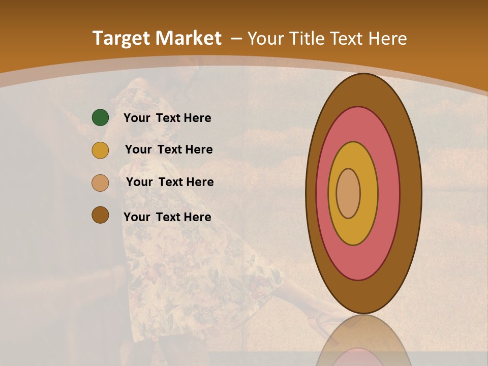 Texture Front Sandals PowerPoint Template