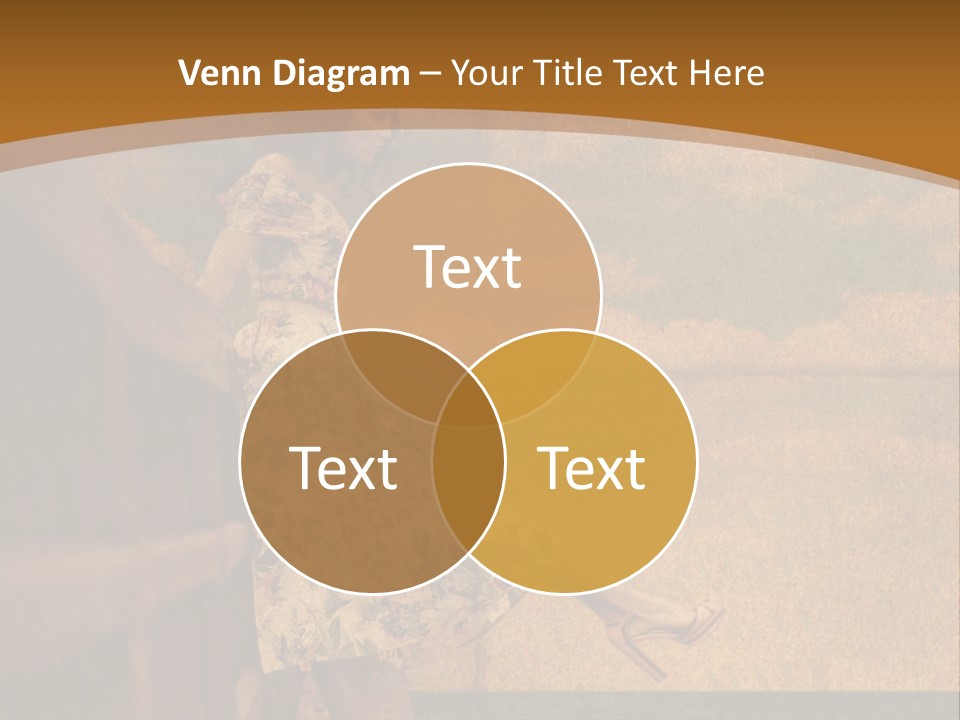 Texture Front Sandals PowerPoint Template