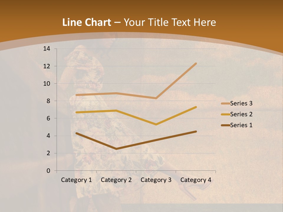 Texture Front Sandals PowerPoint Template