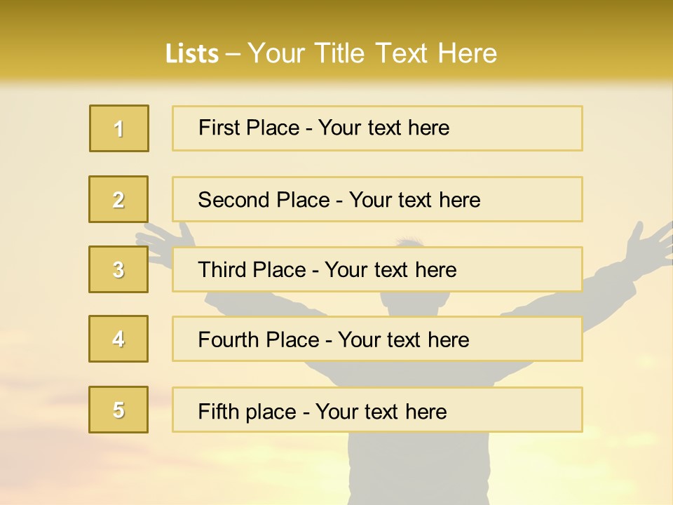 Warm Concepts Raised PowerPoint Template