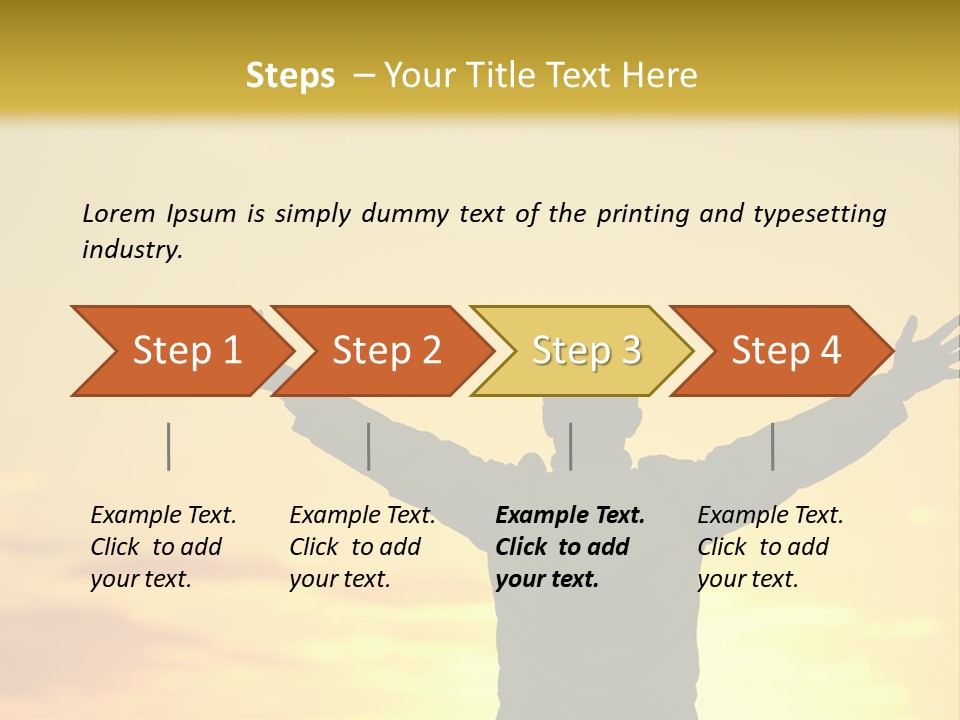 Warm Concepts Raised PowerPoint Template