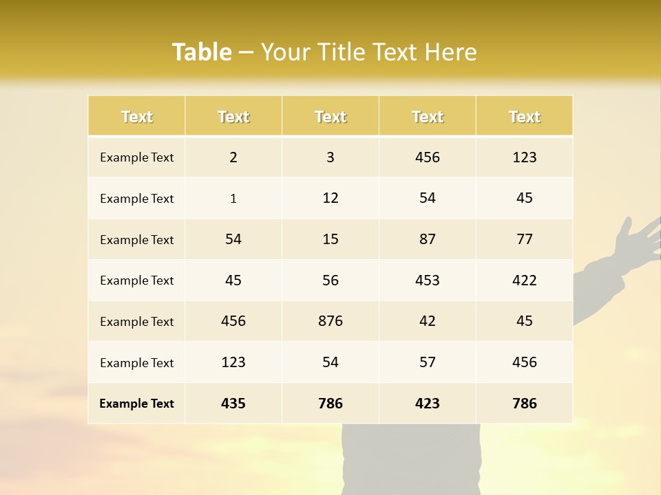 Warm Concepts Raised PowerPoint Template