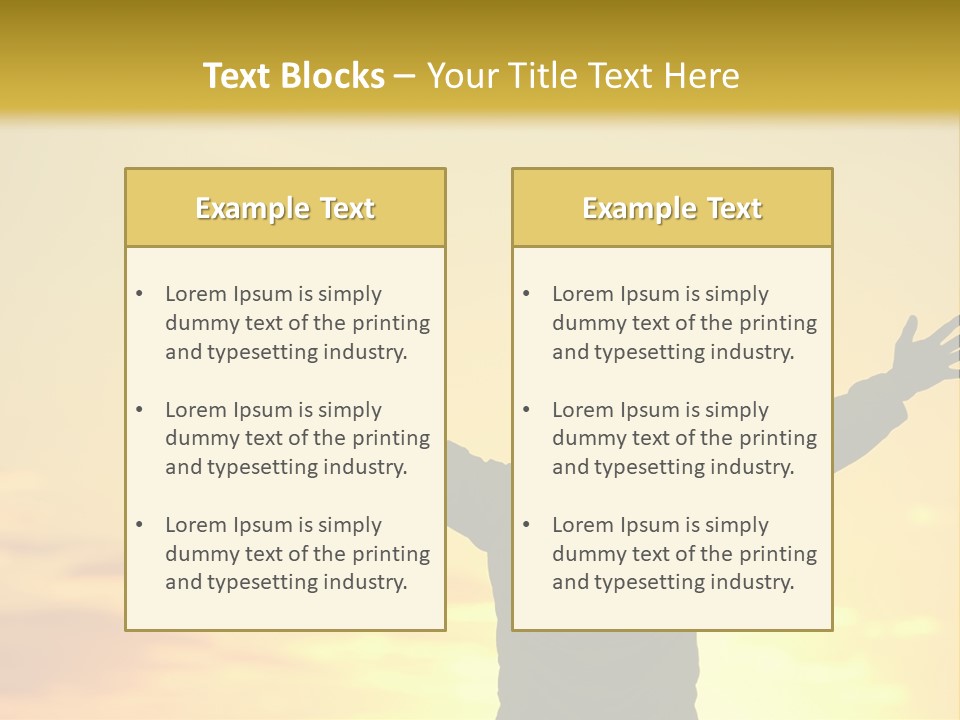 Warm Concepts Raised PowerPoint Template