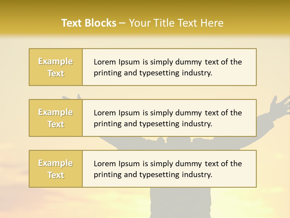 Warm Concepts Raised PowerPoint Template