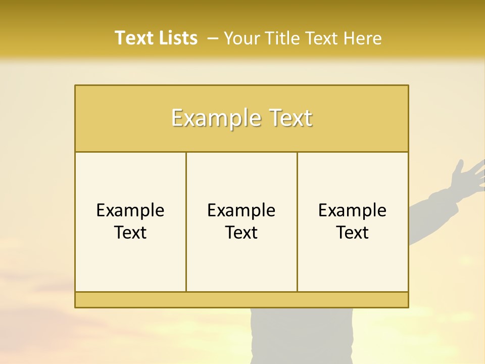 Warm Concepts Raised PowerPoint Template