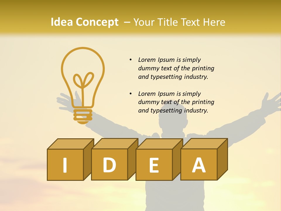 Warm Concepts Raised PowerPoint Template