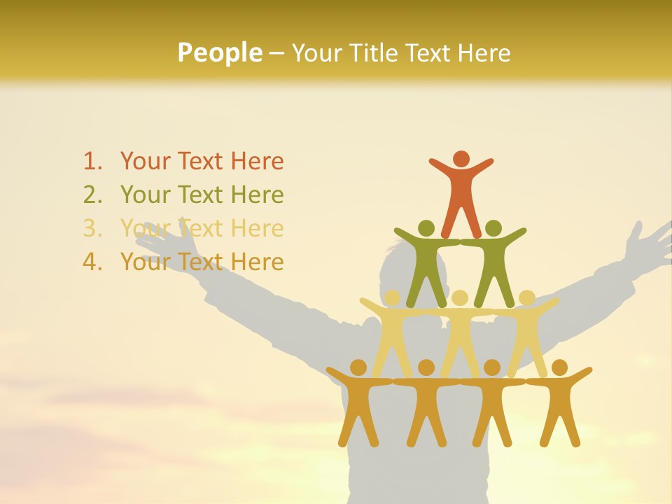 Warm Concepts Raised PowerPoint Template