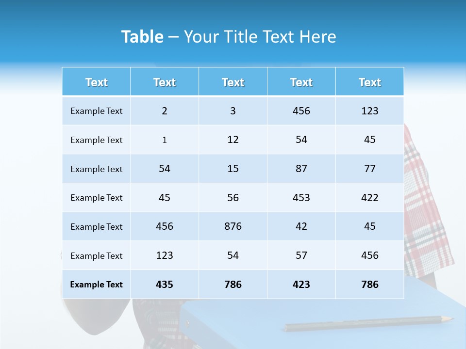 Schoolboy Literature Examination PowerPoint Template