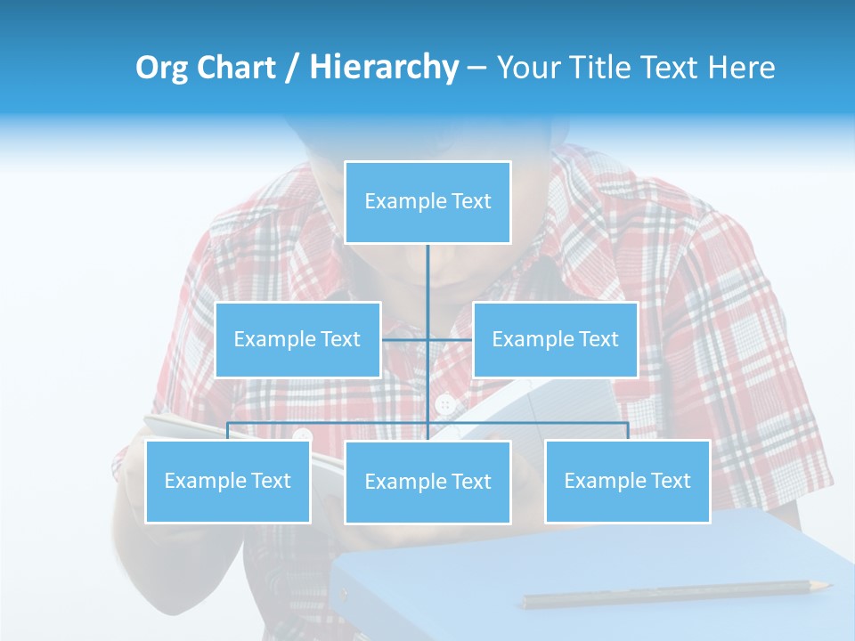 Schoolboy Literature Examination PowerPoint Template