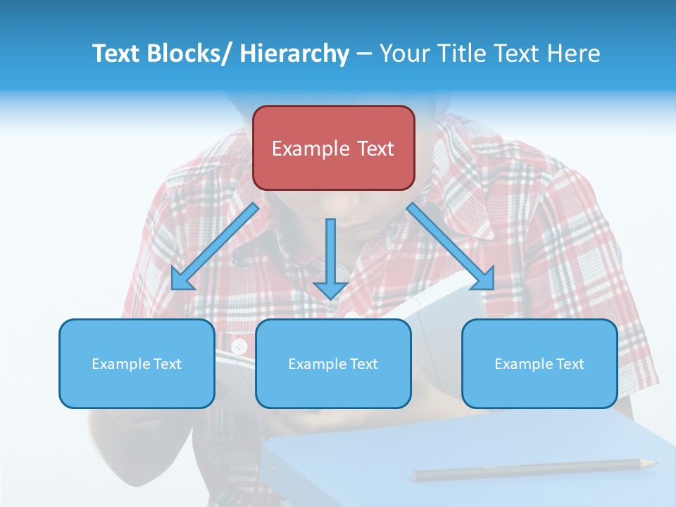 Schoolboy Literature Examination PowerPoint Template