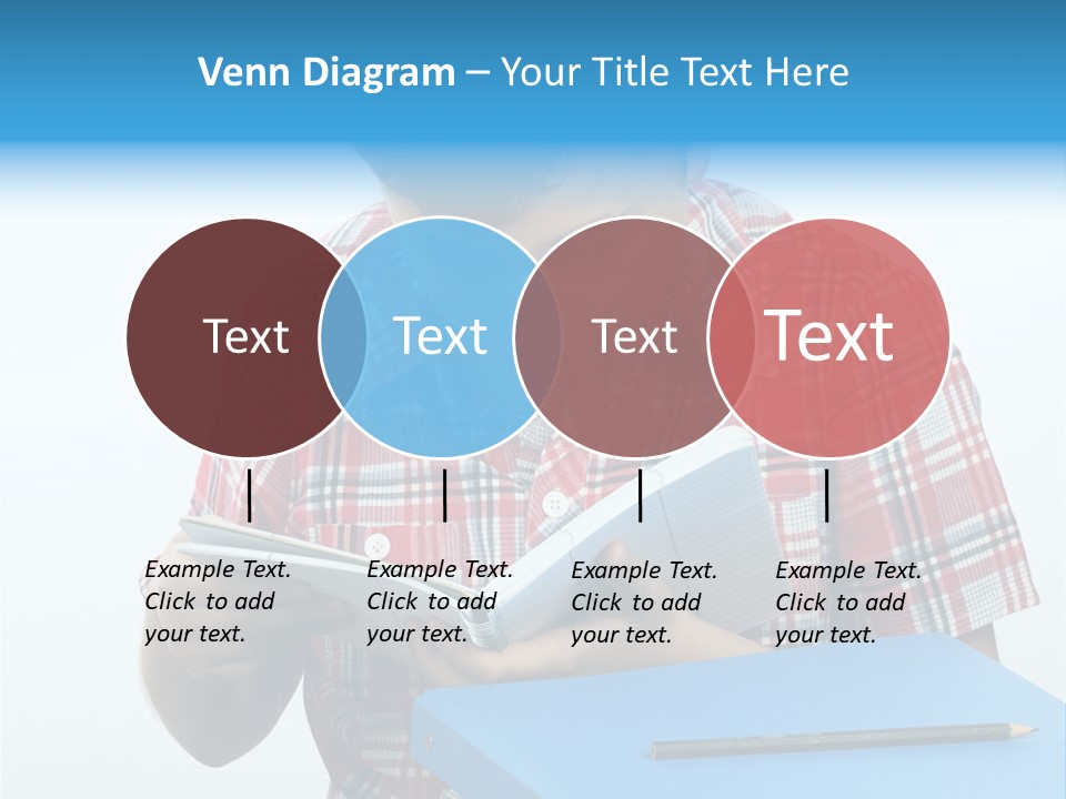 Schoolboy Literature Examination PowerPoint Template