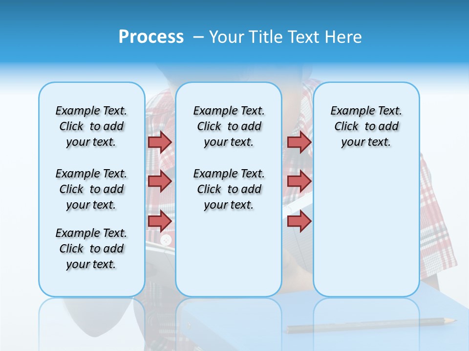 Schoolboy Literature Examination PowerPoint Template