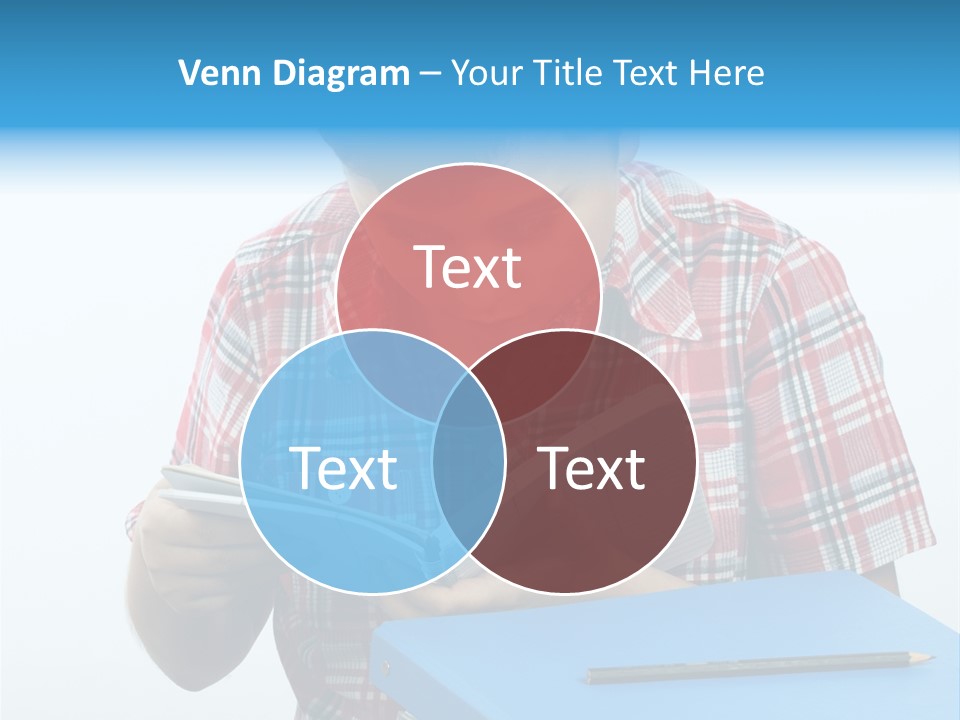 Schoolboy Literature Examination PowerPoint Template