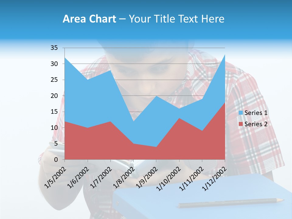 Schoolboy Literature Examination PowerPoint Template