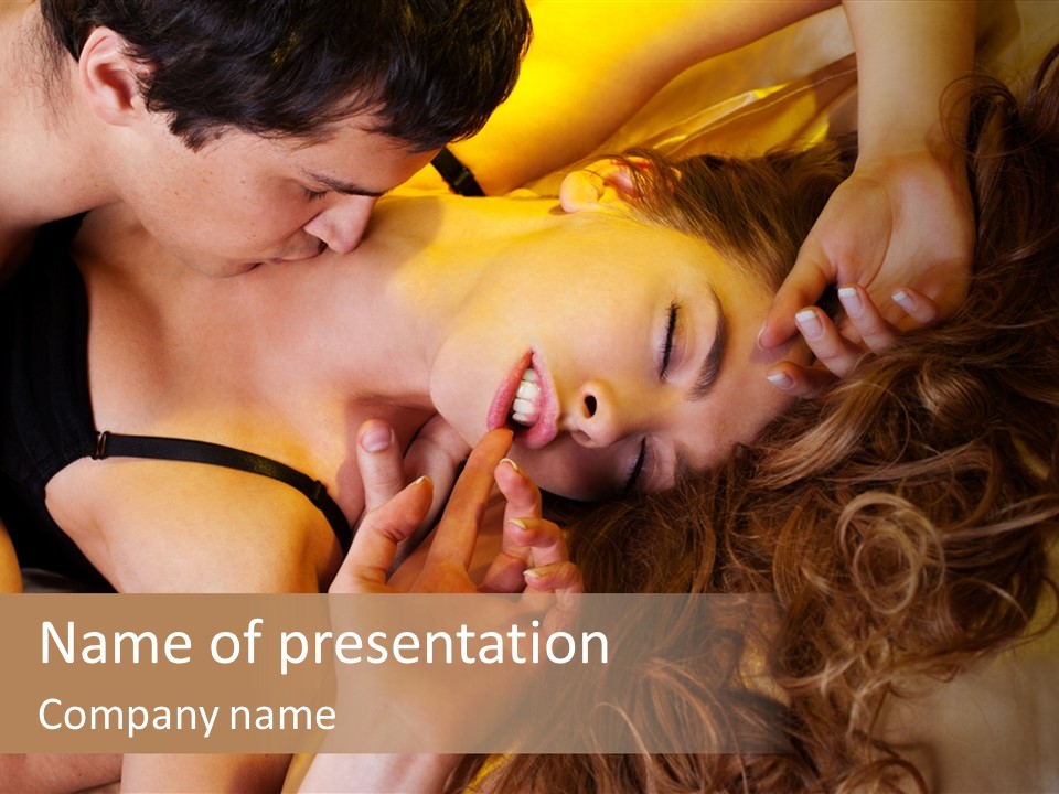 Adult Sensuality Uality PowerPoint Template