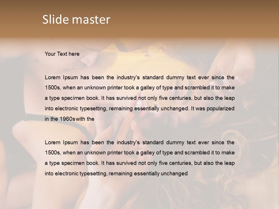 Adult Sensuality Uality PowerPoint Template