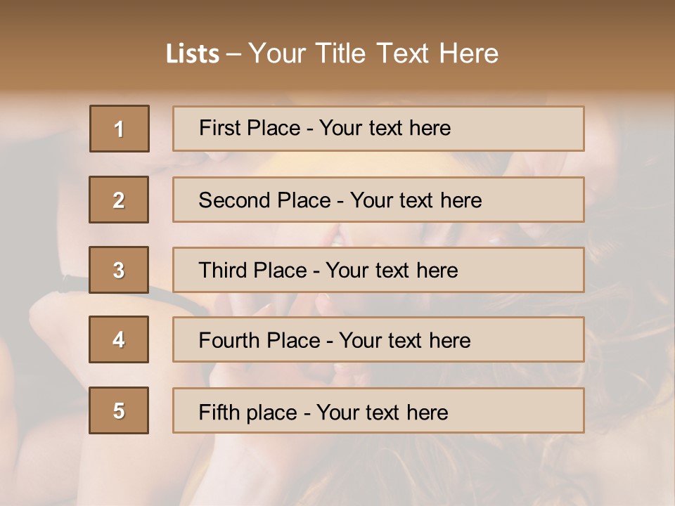 Adult Sensuality Uality PowerPoint Template